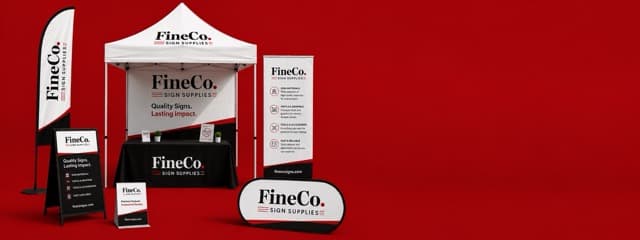 FineCo sign supply showroom
